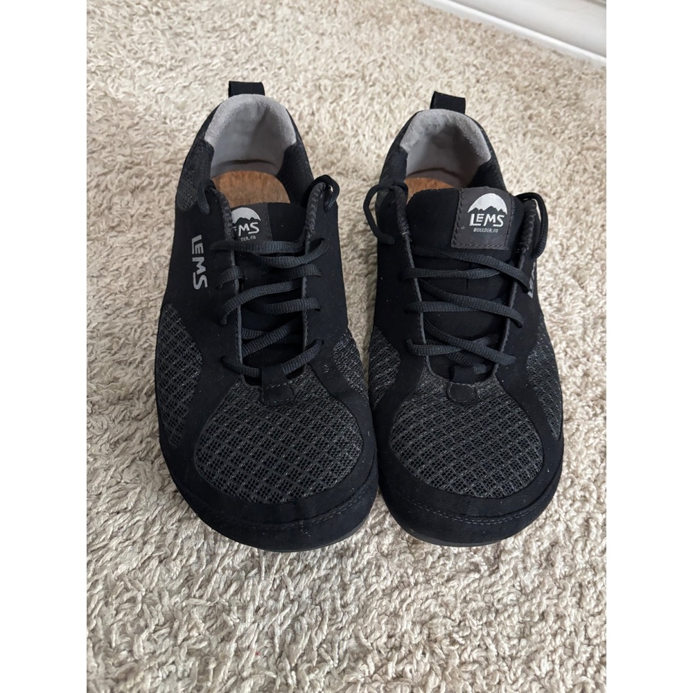 Lems Primal 2 Black Barefoot Shoes Mens 10 Womens 11.5 Minimalist Sneakers